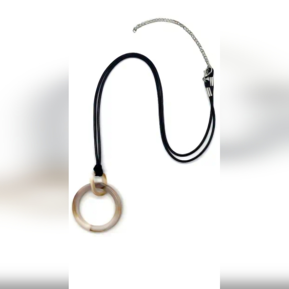 Eyeglass Necklace Chain Holder Acrylic Light Grey Trt